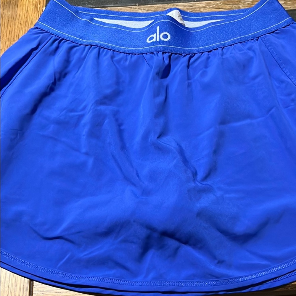 ALO Yoga Blue Athletic Skirt